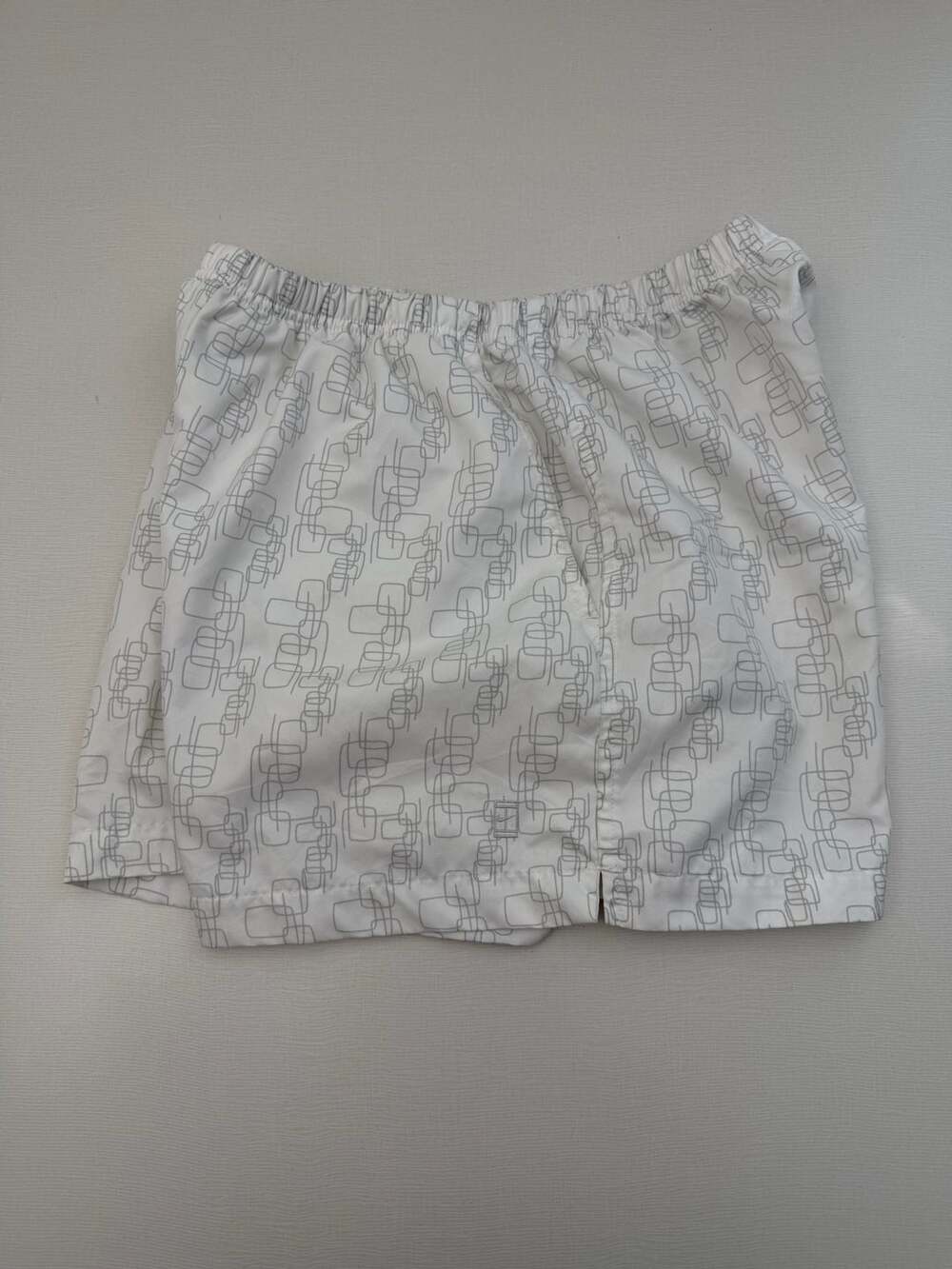 Vintage Y2K Nike Tennis Court Logo Elastic Waist Athletic Shorts AOP S
